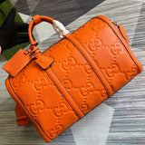 Side profile of modern structured women's handbag – women's everyday handbag
