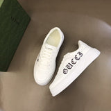 Gucci soft grey luxury sneakers view 9 premium leather build
