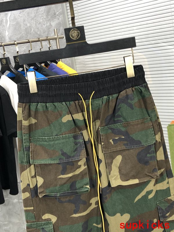 Side profile of Rhude luxury clothing with streetwear-inspired cut