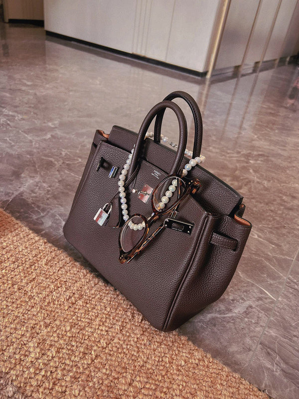 Tailored handbag styled for everyday wear