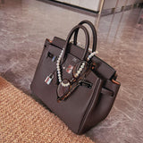 Tailored handbag styled for everyday wear