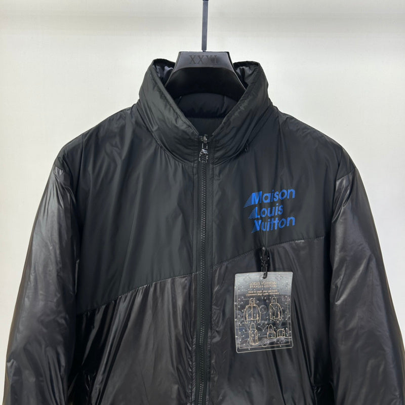 Back view of Louis Vuitton luxury clothing with contemporary cut