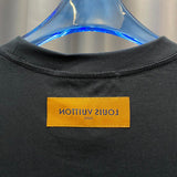 Close-up detail shot of Louis Vuitton cotton t-shirt with tailored silhouette