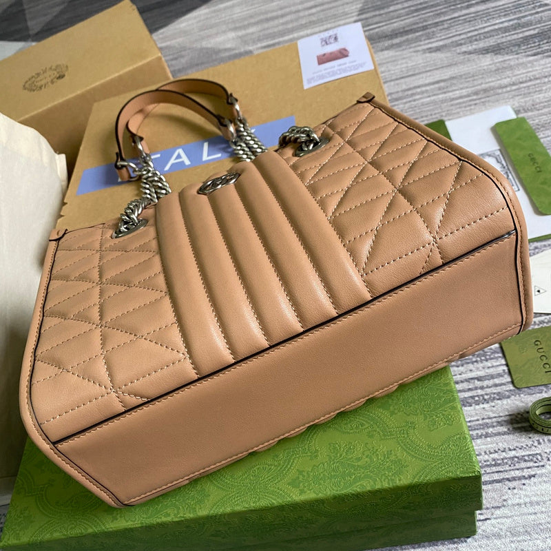 Styled lifestyle shot of modern polished women's handbag – women's designer-style accessory