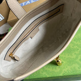 Close-up detail of polished structured women's handbag – women's statement bag
