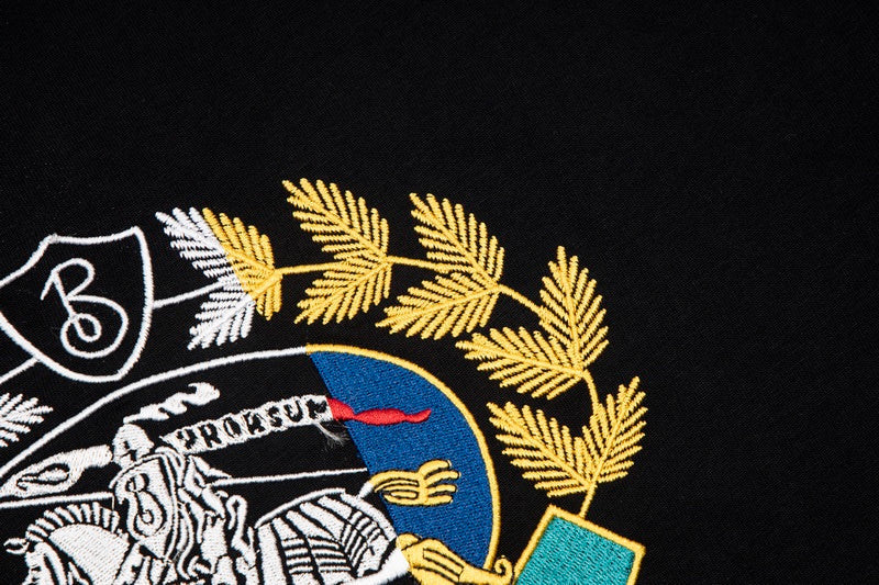 Burberry luxury t-shirt detail shot
