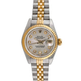Side view of Rolex women's watch