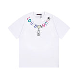 Front view of Louis Vuitton cotton t-shirt with contemporary cut