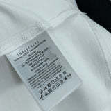 Side profile of Moncler luxury clothing with relaxed-fit cut