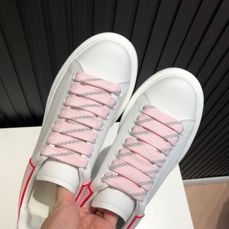 Alexander McQueen crisp white luxury sneakers view 10 everyday casual design