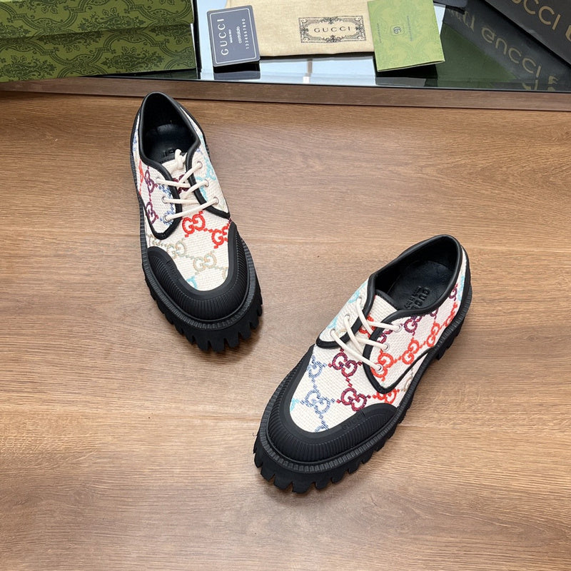 Gucci classic monochrome luxury sneakers view 9 heritage-inspired look