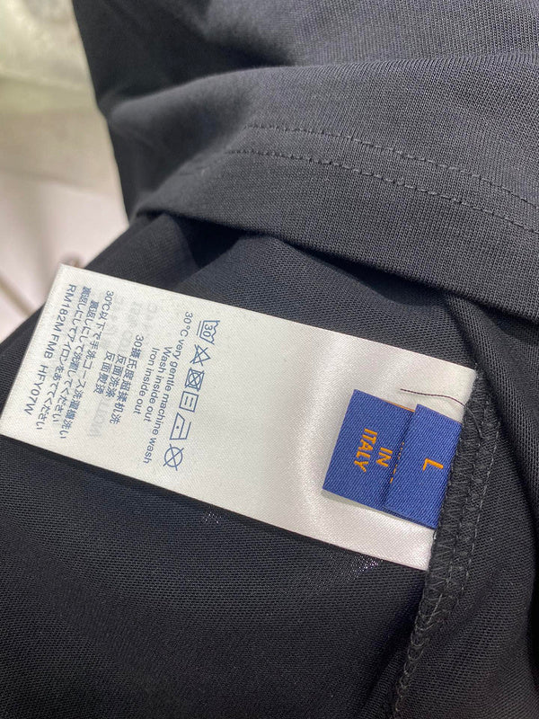 Back view of Louis Vuitton cotton t-shirt with runway-inspired design