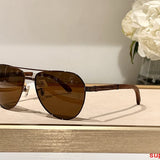 Close-up detail view of Cartier unisex sunglasses