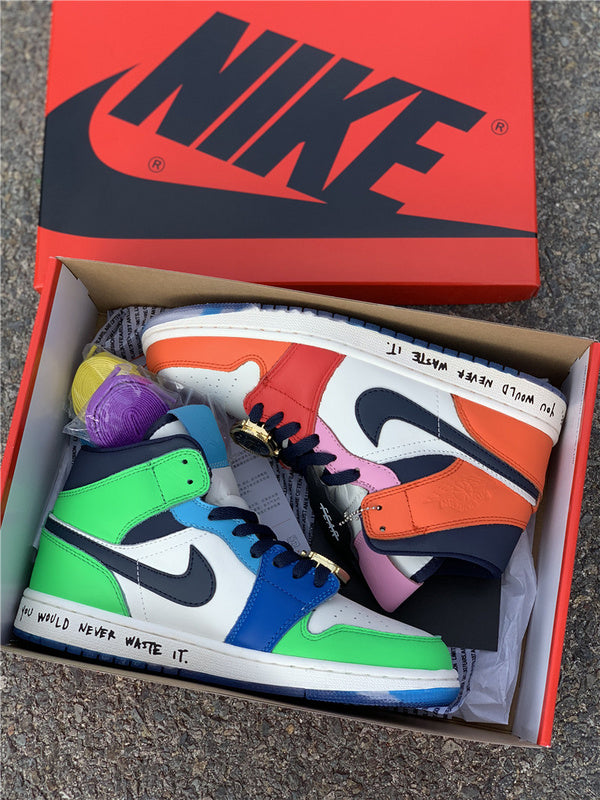 Nike Men's & Women's Luxury Lifestyle Trainers — Style 003 angle view