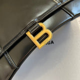 Back view of sleek classic women's handbag – women's designer-style accessory