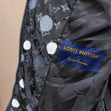 Front view of Louis Vuitton luxury clothing with contemporary cut
