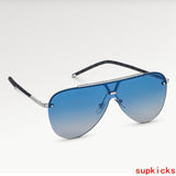 Lifestyle view of Louis Vuitton unisex sunglasses