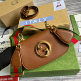 Front view of elevated modern women's handbag – women's luxury accessory