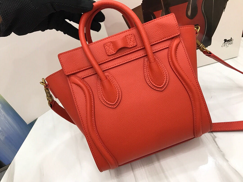 Back view of classic chic women's handbag – women's statement bag