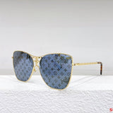 Side view of Louis Vuitton unisex sunglasses