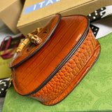 Side profile of sleek refined women's handbag – women's premium purse