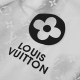 Front view of Louis Vuitton luxury clothing with logo-detail design
