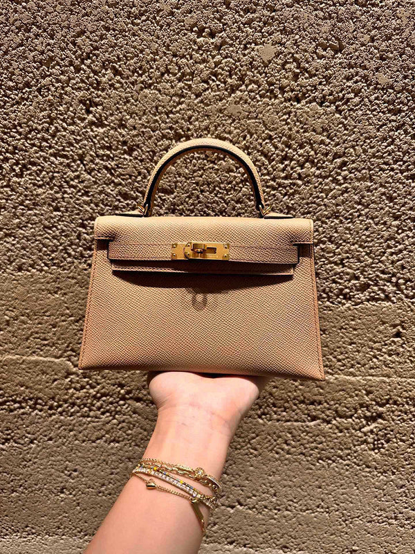 Close-up detail of statement bag design