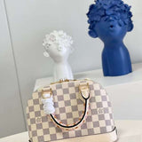 Back view of statement elevated women's handbag – women's statement bag