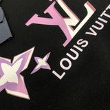 Front view of Louis Vuitton luxury clothing with tailored silhouette