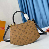 Interior view of signature polished women's handbag – women's premium purse