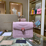 Statement Premium PU Leather Handbag - Modern Structured Build | Women's Luxury Handbag #1774 - front view (image 1) of designer-inspired handbag