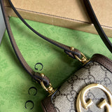 Handle and strap detail of statement classic women's handbag – women's luxury accessory