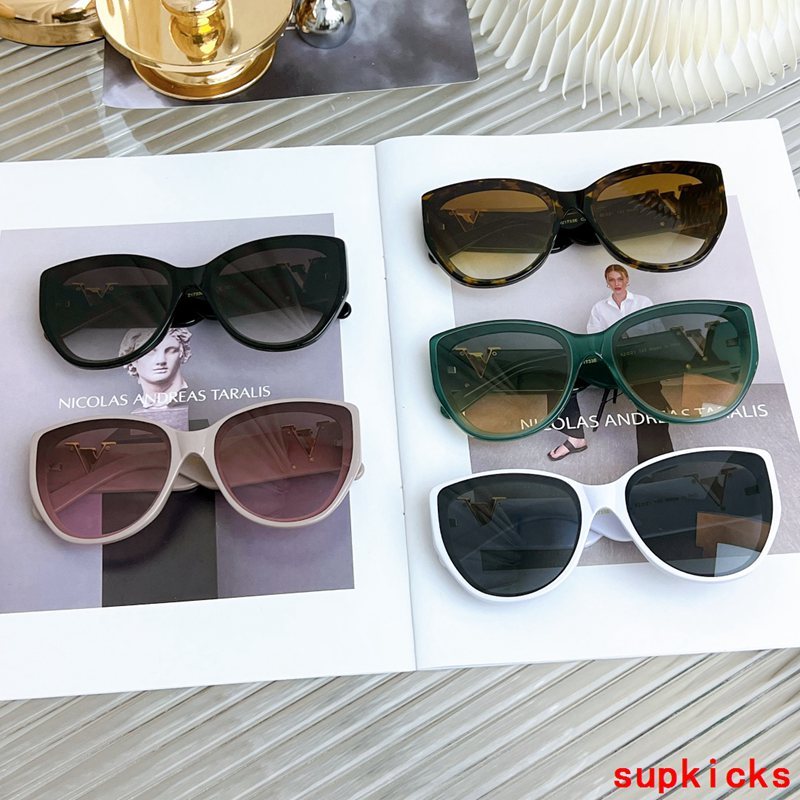 Lifestyle view of Louis Vuitton unisex sunglasses