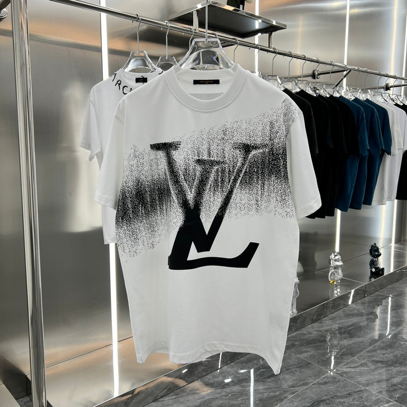 Back view of Louis Vuitton cotton t-shirt with relaxed-fit cut