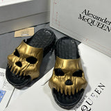 Alexander McQueen Camel Classic Ballet Flats - Toe Detail View