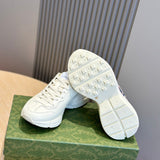 Gucci sneakers detailed view showing premium designer craftsmanship
