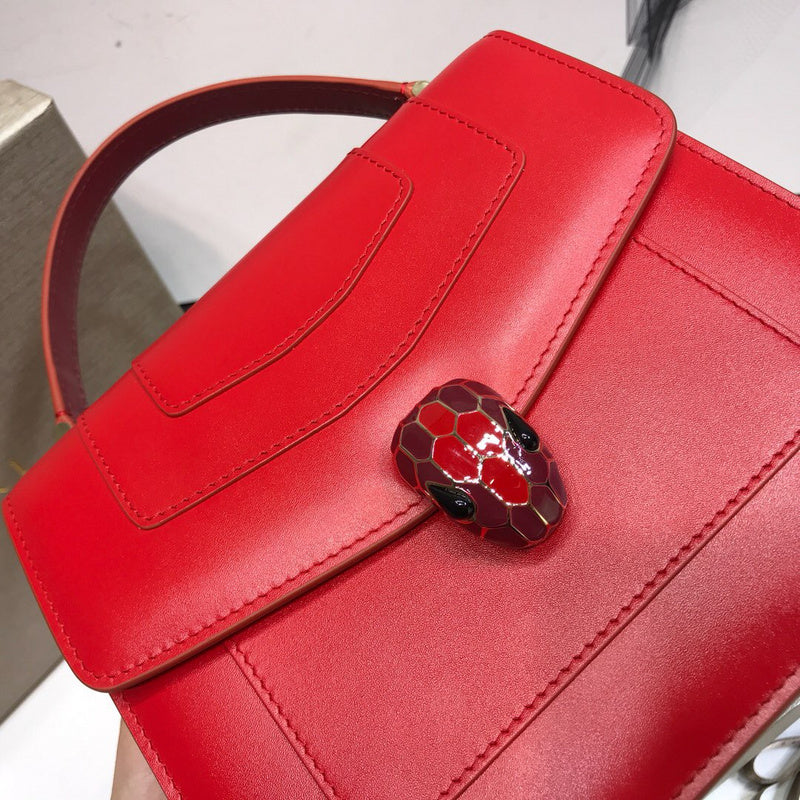Polished Premium PU Leather Handbag - Statement Silhouette | Women's Designer-Inspired Purse #1770 - side angle view (image 2) of designer-inspired handbag