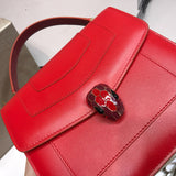 Polished Premium PU Leather Handbag - Statement Silhouette | Women's Designer-Inspired Purse #1770 - side angle view (image 2) of designer-inspired handbag