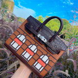 Close-up detail of minimalist bag design