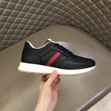 Gucci muted earth tones luxury sneakers view 5 retro runner design