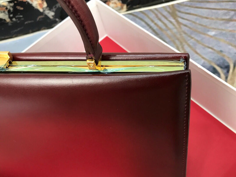 Back view of everyday-luxe polished women's handbag – women's luxury handbag