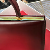 Back view of everyday-luxe polished women's handbag – women's luxury handbag