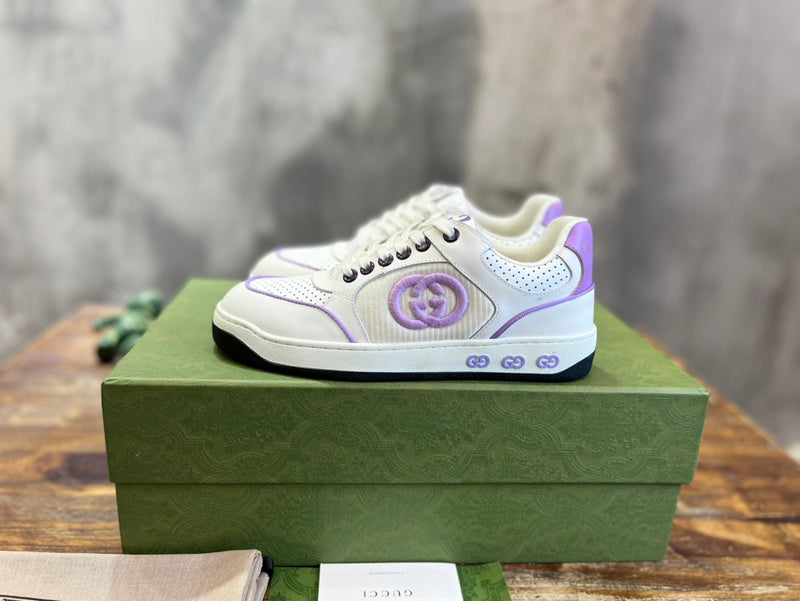 Gucci sneakers detailed view showing premium designer craftsmanship