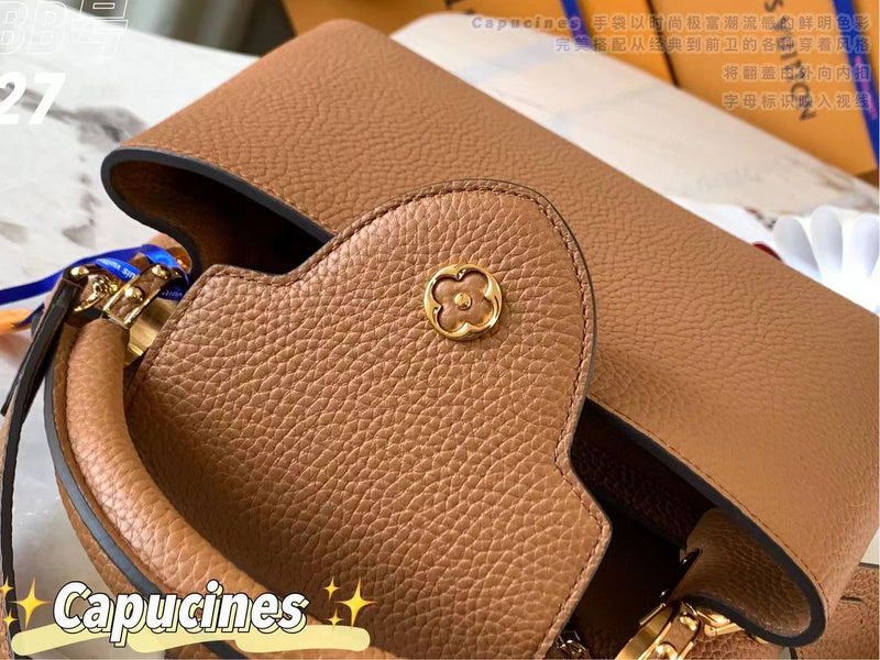 Top view of premium signature women's handbag – women's designer-style accessory