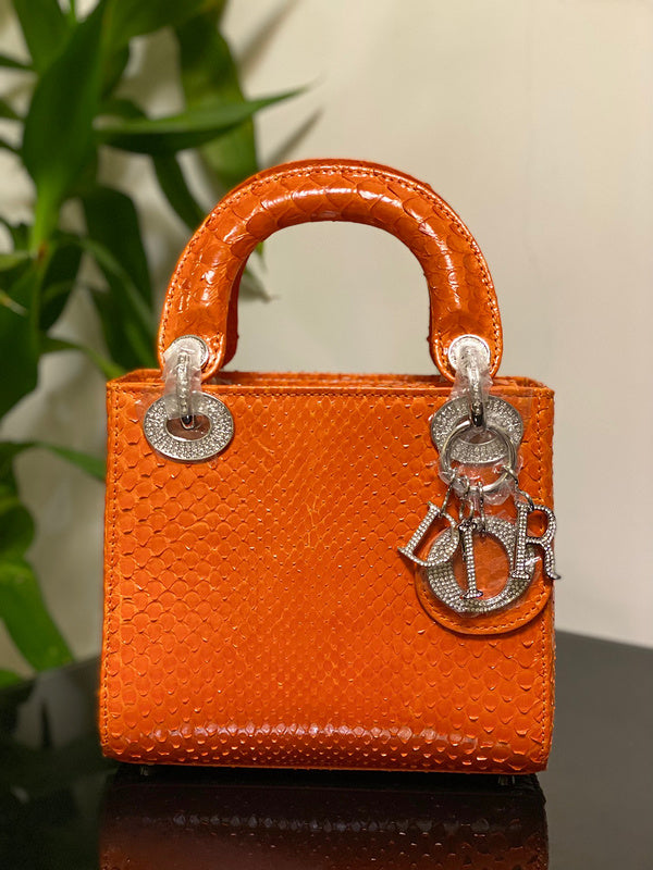 Top view of polished sleek women's handbag – women's premium purse