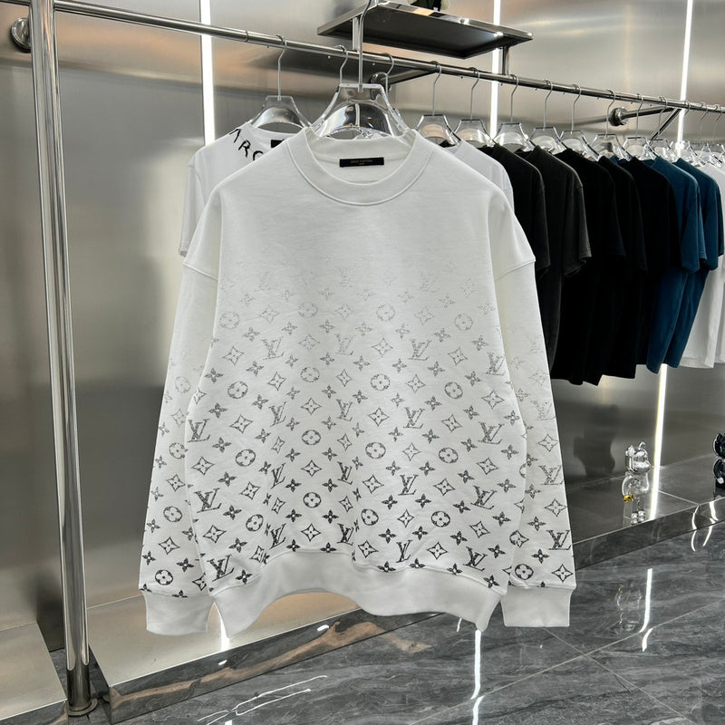 Back view of Louis Vuitton luxury clothing with contemporary cut