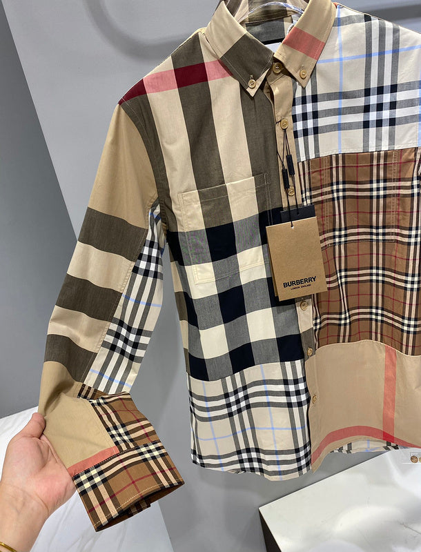 Burberry clothing close-up — premium authentic designer style