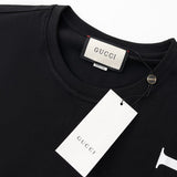 Flat lay presentation of Gucci luxury clothing with runway-inspired design