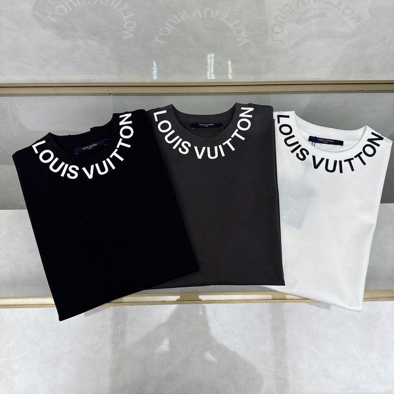 Back view of Louis Vuitton cotton t-shirt with streetwear-inspired cut