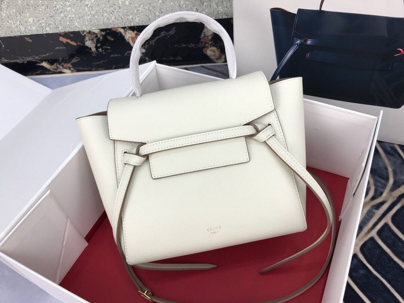Front view of statement structured women's handbag – women's luxury accessory